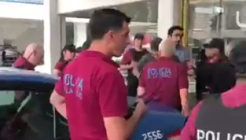 Bullrich detuvo al apoderado del Frente de Izquierda en plena marcha contra el G20
