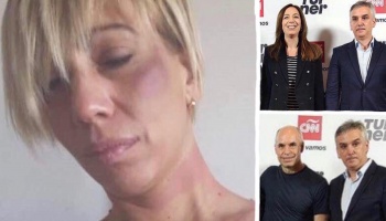 Políticos y periodistas se olvidaron de la sororidad y acompañaron al golpeador y dueño de CNN Argentina