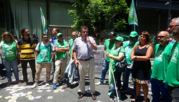 Los estatales planean un paro nacional para febrero y destierran a la CGT