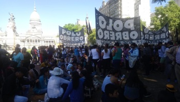 En medio de la desesperación por el hambre, organizaciones sociales marcharon en todo el país