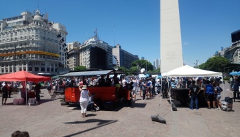 Larreta los prohíbe y salieron a hacer un “parrillazo” en pleno Obelisco