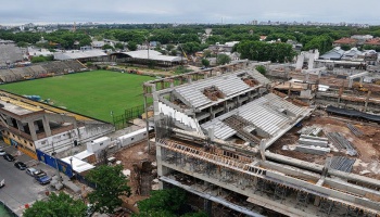 En cuestión de horas, le agregaron 11 mil metros cuadrados a la obra del megaestadio de Atlanta