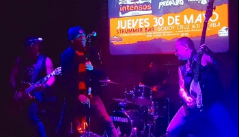 Los Violadores tocó de sorpresa y con formación inédita 