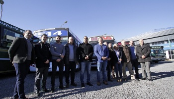 Brown: El municipio presentó el sistema de cámaras y monitoreo de colectivos