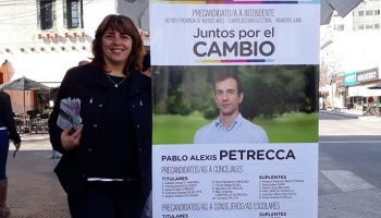 Junín: Violando la ley Electoral, Petrecca lleva una candidata a concejal que vota en Chacabuco