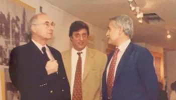 Una foto de “Pepe” Albistur sacó a la luz su pasado radical y sus vínculos con el macrismo