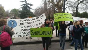 Marchan al OPDS en reclamo de un mayor cuidado de territorios naturales