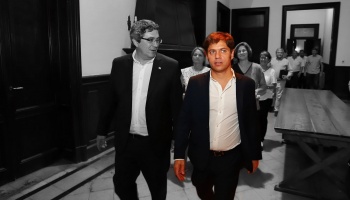 La noche en que Axel se convirtió en Daniel Scioli