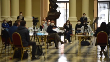 La Plata: El Concejo tuvo su primera sesión en “modo cuarentena”