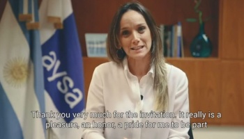 Malena Galmarini brindó un mensaje a las mujeres: “Seamos parte en las mesas de decisiones”