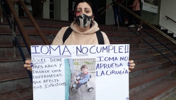 Denuncian a IOMA por “abandono de persona”: Tiene tres años y padece Hirschsprung