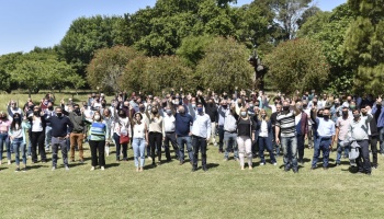 Contundente acompañamiento a Maxi Abad en la quinta sección electoral