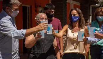 Galmarini y Cascallares inauguraron una red de agua potable que beneficia a más de 9 mil vecinos