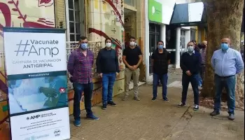 La AMP comenzó con la campaña de vacunación antigripal para agremiados