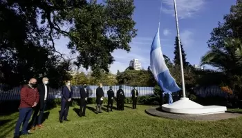 25 de mayo: Garro participó de la celebración con un mensaje de unidad