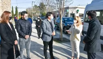 Castelli recibió la visita de Fabiola Yáñez y el ministro Arroyo