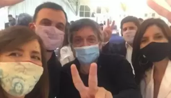 OlivosGate: Aparecieron fotos y videos de un nuevo y masivo festejo encabezado por Alberto Fernández