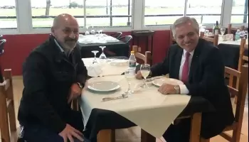 Alberto Fernández se vio envuelto en un sangriento incidente protagonizado por la barrabrava de Secco