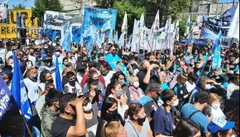 Cagliardi y Garaza conmemoraron el día de la Lealtad en el “Kilómetro 0 del Peronismo”