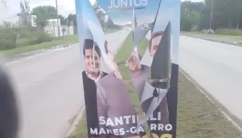 La Plata: Destruyeron más de 250 pasacalles y banners de Santilli-Manes