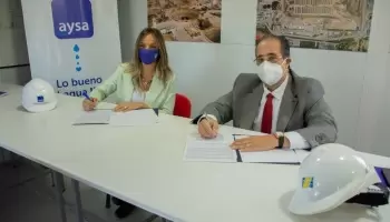 Acuerdo entre AYSA y EDESUR para suministrar energía a la obra “Sistema Riachuelo”