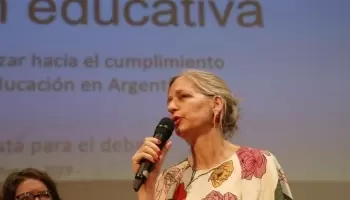 “En Argentina hay una deuda muy grande respecto de la educación”