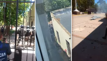 Ayudados por Larreta, manifestantes de Grabois provocaron violentos destrozos en San Vicente