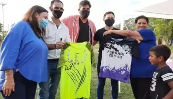 La Plata: Los hermanos Sessa salieron a la cancha en una acción solidaria