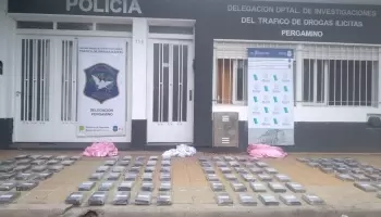 Cayó una banda narco con 132 kilos de cocaína