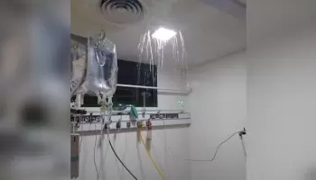 Se inundó el hospital Evita de Berazategui