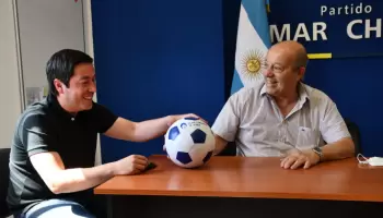 Nardini recorrió Mar Chiquita junto al intendente Paredi