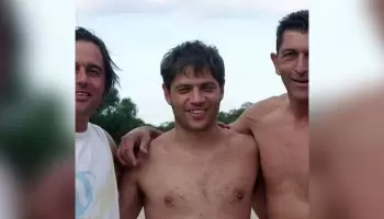 Kicillof visitó la Isla Martín García pero omitió hablar sobre los desalojos por “estar vacacionando”