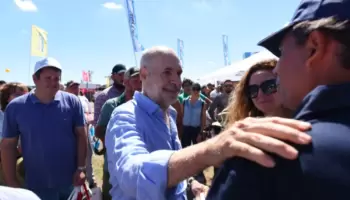 Larreta, hombro con hombro con el campo