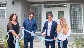 San Fernando: Juan Andreotti y Axel Kicillof inauguraron la Escuela Técnica N°1 de Islas