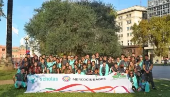 Jornada de trabajo de jóvenes de “Scholas Ciudadanía Mercociudades 2022”