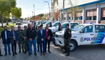 Francisco Echarren: “Nunca en la vida Castelli recibió todos los patrulleros que están acá”