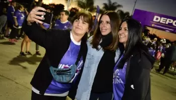 Se realizó la primera “Milla Nocturna” en Malvinas Argentinas