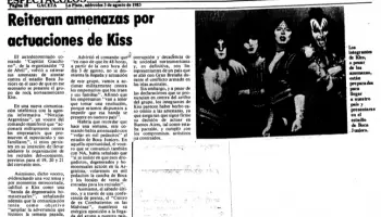 Rock, espías y policías (VI): Una amenaza de bomba bloquea a Kiss en Argentina