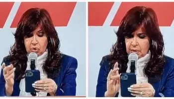 CFK se quejó de las importaciones con un iPhone de 520 mil pesos en mano