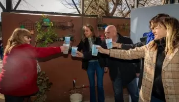 Galmarini habilita una nueva red para llevar el agua potable a 10.700 habitantes de Benavídez