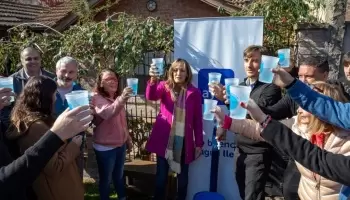 Galmarini y Lucas Ghi habilitaron una red de agua potable para 12.500 habitantes de Morón