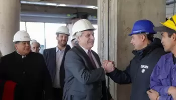 Alberto Fernández y Mario Ishii visitaron obras en ejecución de la Universidad de José C. Paz