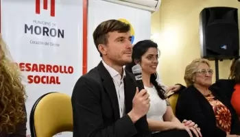 Ghi y Volnovich visitaron el Centro de Jubilados Zeballos en Morón