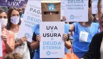Hipotecados UVA apuntaron contra Miguel Pesce: “Sigue defendiendo a la banca y nos deja de lado”