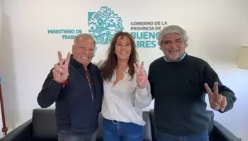 Fabiola Mosquera y Héctor Nieves se reunieron con el ministro de Trabajo Walter Correa