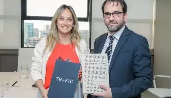 Galmarini recibió al presidente de AMIA para trabajar en proyectos educativos para el cuidado ambiental