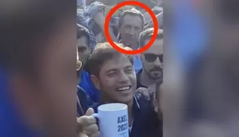 A dos meses de la represión, Mariano Cowen participó de la mateada en favor de la renovación de Kicillof