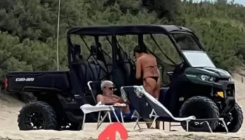 Aníbal Fernández descansa en la costosa Cariló