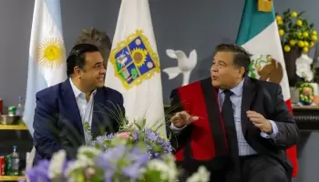 Mario Ishii fue recibido por el alcalde de Queretaro