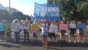 Acampe piquetero: “Repudiamos a los funcionarios de Desarrollo Social que priorizan sus intereses”